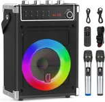 JYX Karaoke Machine with 2 Wireless