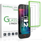 amFilm (3-Pack) Tempered Glass Screen Protector Compatible with Nintendo Switch 2 model 2025-7.9 inch, Case Friendly, Bubble Free