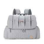 Diaper Bag Tote Baby Changing Bag Large Baby Bags for Mom with Changing Station Multifunction Travel Nappy Bag（Grey）