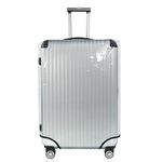 Explore Land Clear Luggage Cover Tough Protector Fits for 32 Inches Suitcase for Travel Airplane (Clear PVC, XL)