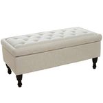 Christopher Knight Home Logan Linen Storage Ottoman