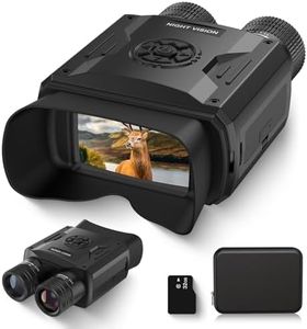 Profey Binocolo Visione Notturna, Digitale Infrarossi, 1440P FHD Vista 500M, Ricaricabile, 9 Livelli IR, Zoom Digitale 8X, 3.5" TFT LCD Per Caccia con 32GB Scheda