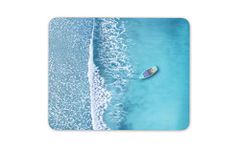 Destination Vinyl Ltd Blue Waves Mouse Mat Pad - Beach Boat Holiday Paradise Computer #14017