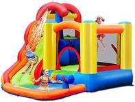 HONEY JOY Inflatable Water Slide, 6