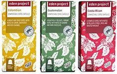 60 PLASTIC FREE Mixed Eden Project Home compostable Nespresso Compatible Capsules (2 x 10 Costa Rica, 2 x 10 Colombian, 2 x 10 Guatemalan)