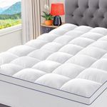 CYMULA Mattress Topper Full, Extra Thick Plush Soft Mattress Pad, Pillow Top Mattress Topper