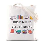 Book Lover Tote Bag Reader Gift Library Shopping Bag Bookshelf Tote Bag Book Reader Tote Bag Read Tote Bag (FULL BOOKS CA)