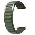 ACM Watch Strap Nylon Loop Compatible with Boat Wave Edge Smartwatch Sports Hook Band Green