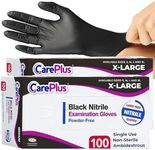 Medical Exam Nitrile Gloves Black L