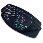 Flow Scuba Gear Diving Slap Strap with Hook and Loop Fastener - Neoprene Cover for Dive and Snorkel Mask Straps (Sharknado 2-Pack), Sharknado 2-pack, One size