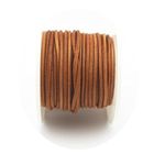 Glory Qin Soft Round Genuine Jewelry Leather Cord Leather Rope (Natural 2mm 10 Yards)