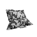 X Rocker Geo Floor Gaming Bean Bag,Gray/Camo