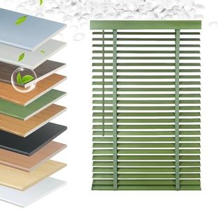 EVOZEN Faux Wood Blinds 2 Inch Cordless, Room Darkening Mini Venetian Horizontal Blinds & Shades for Indoor Windows, Office, Living Room, Bedroom, Multiple Colors