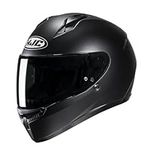 HJC C10 Full Face Motorcycle Helmet Motorbike Scooter ACU Gold Crash Lid Matt Black (M)