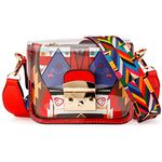 OCT17 Women mini PVC Crossbody Bag - Red