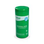 Clinell Universal Cleaning and Disinfectant Wipes for Surfaces - Tub of 100 Wipes - Multi Purpose Wipes, Kills 99.99% of Germs, Quick Action - 275mm x 190mm