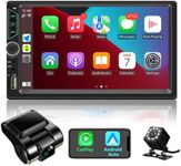 Double Din Car Stereo with Dash Cam