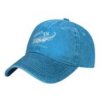 Swamp People Baseball Cap Golf Dad Hat Classic Adjustable Denim Hat Trucker Dad Cap Outdoor Sport Hats Mens Womens, Blue, One Size