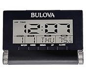 Bulova Travel Time Alarm Clock, Bla