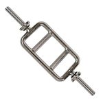 Sunny Threaded Solid Chrome Tricep Bar (24-Inch)