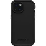 OtterBox iPhone 15 (Only) FRĒ Series Waterproof Case with MagSafe (Designed by LifeProof) - BLACK, Waterproof, 60% Recycled Plastic, Sleek and Stylish