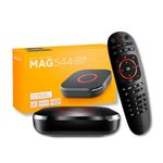 Raxxio MAG544w3 TV Set-Top Box - 4K HDR TV Streaming Device with Amlogic S905Y4 Chipset, 1GB DDR4 RAM, 4GB Flash Memory, Dolby Digital Plus, Linux 4.9, Dual-Band WiFi, USB 2.0, HDMI Cable and Remote