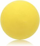 Buhoet 7-Inch Uncoated High Density Foam Ball - for Over 3 Years Old Kids Foam Sports Balls - Soft and Bouncy, Lightweight and Easy to Grasp Foam Silent Balls are Safe for Younger Children (Yellow)