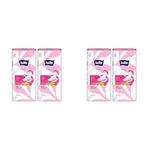 Bella Classic Maxi Drai Pads For Women | Sanitary Napkins | Drai Topsheet | 28 Cm Long | With Wings Extra Protective Zone | For Rash Free Period | Comfort Cussion | Pack Of 4 | 15 Pcs Each