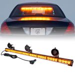 35.5 LED Traffic Adviser / Advising Emergency Warning Strobe Light Bar - Amber