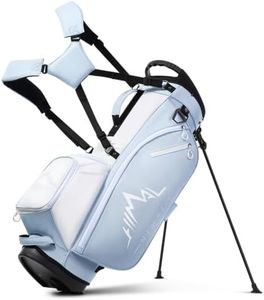GoHimal Lightweight 14-Way Golf Stand Bag for Men & Women (Blue White)