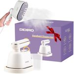 Travel Steamer, Dry & Wet 2 in 1 Portable Steamer for Clothes, 180° Rotatable Mini Steam Iron, Portable Iron Steamer for Home, Travel, Dorm, Gifts, School Gift, Home Essential (White)