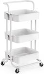 3-Tier Rolling Utility Cart, Multif