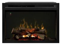 Dimplex PF3033HL Multi-Fire Xd 33-Inch Electric Firebox with Faux Logs Bed, Black