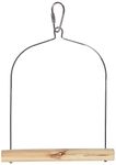 Prevue Pet Products BPV389 Natural Wood Birdie Basics Birch/Wire Swing, 5 by 7-Inch