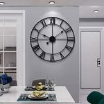 LEIKE Large Wall Clock, Silent, Non