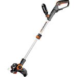 WORX WG163.10 GT 3.0 20V PowerShare 12" Cordless String Trimmer & Edger, 12in, 2 Batteries and Quick Charger Included, Black and Orange