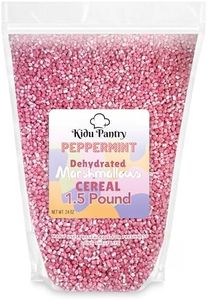 Dehydrated Marshmallow Bits Cereal Assorted Colors And Shapes, Perfect For Easter, Saint Patrick's Day Celebration (Peppermint, 24 Ounce)