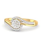 PC Jeweller 18k (750) Yellow Gold and Diamond Ring for Women