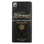 Divine Chocolate 85% Dark Bars (10x3.5 Oz)