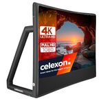 celexon inflatable outdoor screen Economy INF 100" | 222 × 125 cm 16:9 | for public viewing & Full HD, 4K front & rear projection in the garden | incl. air pump & carry bag