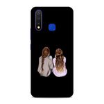 SILENCE Premium Best Friends Print Designer Printed Hard Back case Cover for Vivo U20 Attractive Case for Your Smartphone