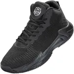 Beita Mens Basketball Shoes Athletic Sneakers Tennis Shoes Breathable Anti Slip, Black, 10