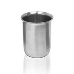 Edu-Labs Stainless Steel Lab Beakers with Rim, Low Form (500 mL)