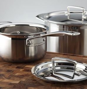 Le Creuset 3-Ply 5-Piece Cookware Set – Stainless Steel