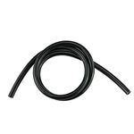 Ucreative 5FT ID 3/8" (10mm) High Temperature Silicone Vacuum Tubing Hose 130PSI Max Pressure Black