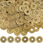 Boao Chinese Feng Shui Coins Good Luck Fortune Coin I-ching Coins for Health and Wealth (100, 0.8 Inch)