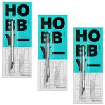 VViViD Fine Point Precision Hobby-Craft Cutting Blade Including Safety Cap (Value Pack - 3-Pack)