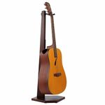 Nefelibata Guitar Stand Floor, Wooden Guitar Rack for Electric, Bass, Acoustic Guitars, Guitars Display Holder with Compact and Stylish Design for Home, Studio, Stage