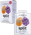 Split Nutrition Snack Packs, Peanut Butter and Grape Jelly Squeeze Pouches, 5 Pack, Non-GMO, On the Go Gluten Free Snacks, Made with Real Food, Zero Preservatives, and No Artificial Sweeteners