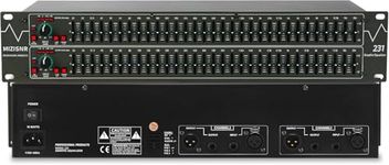 MIZISNR Graphic Equalizer 31-Band Stereo EQ for Home Audio, Dual Channel Professional DJ Equalizer (EQ-231)